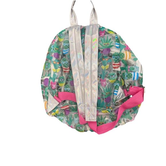 Cactus Clear Backpack Bookbag - Picture 2 of 5